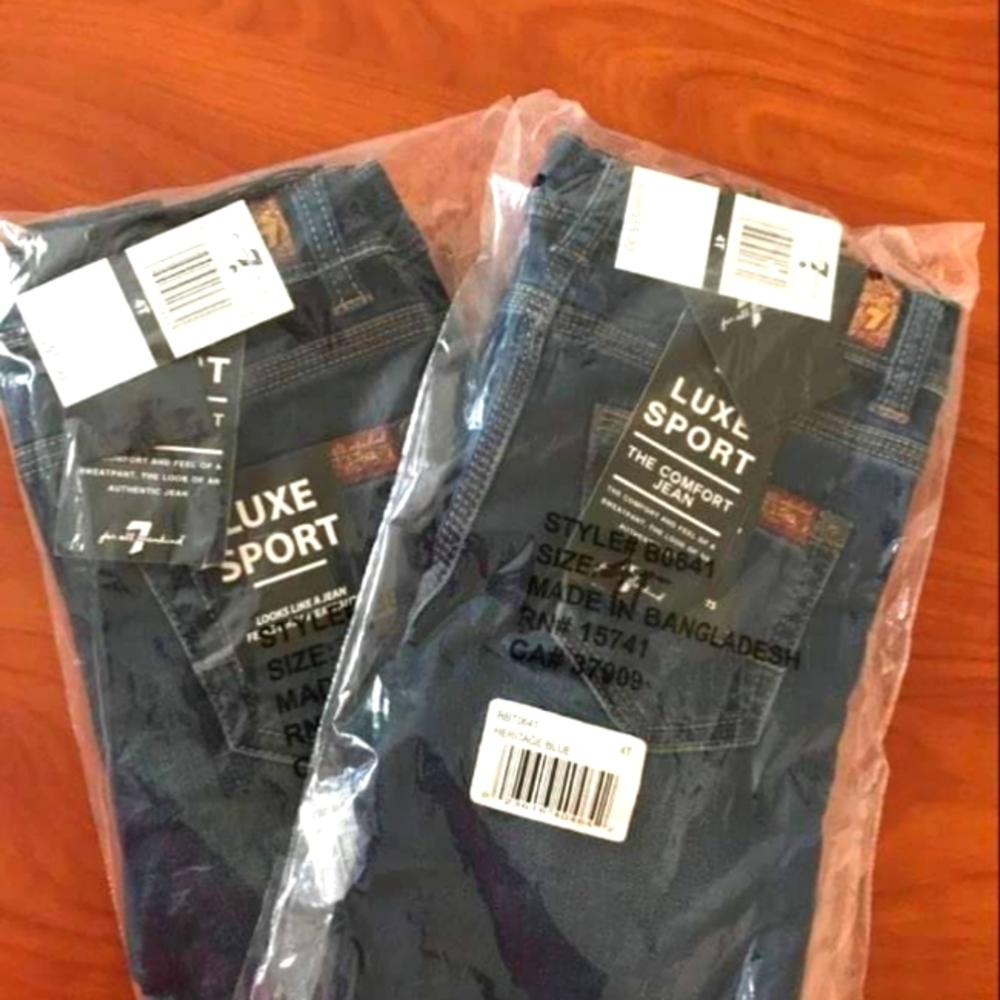 COPY ❤ 7FAM Jeans 4T Lot of 2